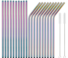 Load image into Gallery viewer, Metal Straws - Reusable - Eco-Friendly

