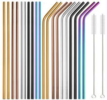 Load image into Gallery viewer, Metal Straws - Reusable - Eco-Friendly
